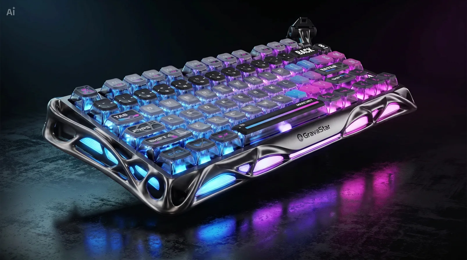 GravaStar Mercury K1 Pro منظر جانبي